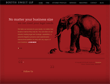 Tablet Screenshot of boothsweet.com